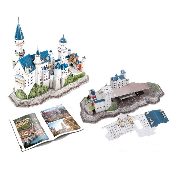 Продукт Cubic Fun - Пъзел 3D National Geographic Germany Neuschwanstein Castle 121ч.  - 0 - BG Hlapeta